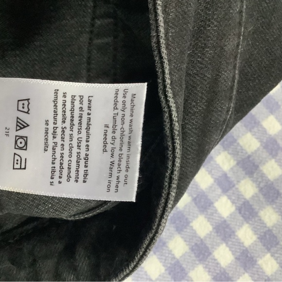 Closet Dump EUC Free Assembly Black Denim Jeans - Picture 6 of 6